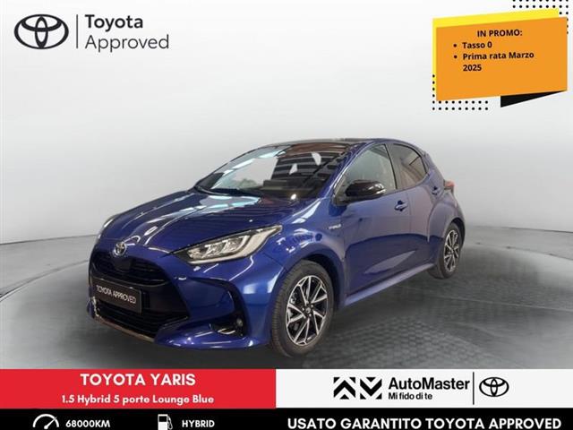 TOYOTA YARIS 1.5 Hybrid 5 porte Lounge Blue