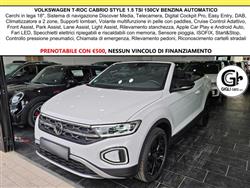 VOLKSWAGEN T-Roc Cabrio Style Camera C.18" Led PDC Navi Cruise