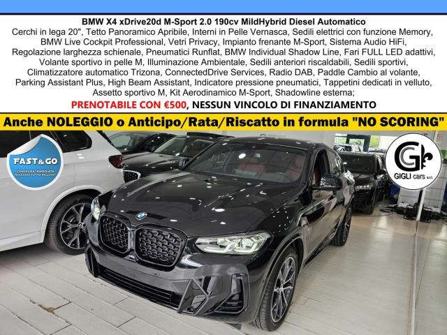 BMW X4 20d M-Sport Tetto Navi CAM LED Clima3Zone MSport