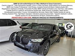 BMW X4 20d M-Sport Tetto Navi CAM LED Clima3Zone MSport