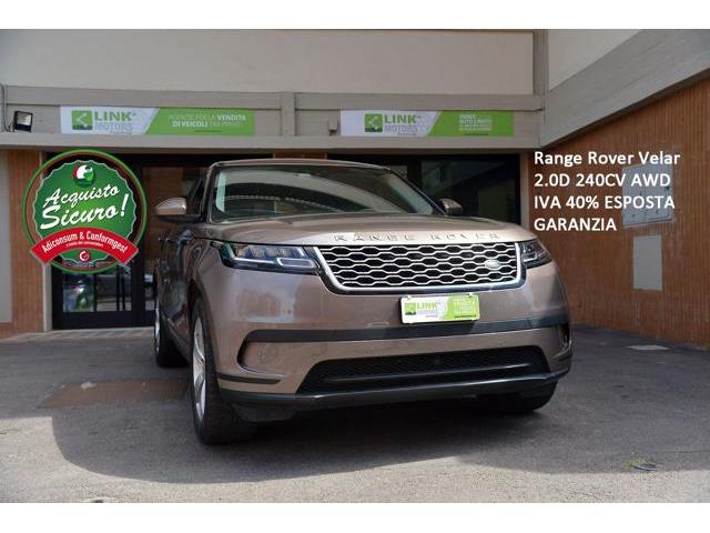 LAND ROVER RANGE ROVER VELAR 2.0D I4 240 CV AWD 12MESI GARANZIA IVA ESPOSTA