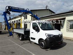 RENAULT MASTER 145CV CASSONE FISSO E GRU+ RADIOCOMANDO ORDINABILE