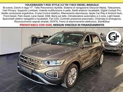 VOLKSWAGEN T-Roc Style C.17" Tetto Apribile Led Navi PDC Camera TDI