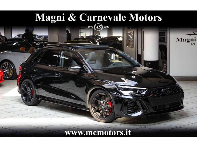 AUDI RS 3 SEDAN SPORTBACK|TETTO|B&O|SCARICO|BLACK PACK|19'|KEYLESS