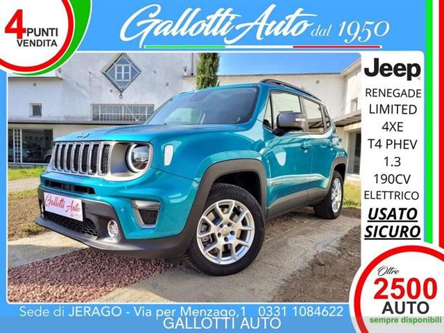 JEEP RENEGADE 4XE Renegade 1.3 T4 190CV PHEV 4xe AT6 Limited