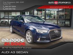 AUDI A3 SEDAN Sedan 35 TDI *AUTOMATICA* Business "SOLO 50.000KM"