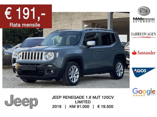 JEEP Renegade 1.6 Mjt 120CV Limited