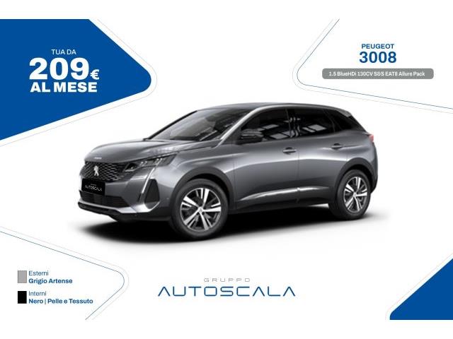 PEUGEOT 3008 1.5 BlueHDi 130CV S&S EAT8 Allure Pack