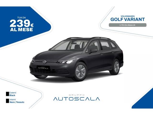 VOLKSWAGEN GOLF 1.5 TGI 130cv Metano Life