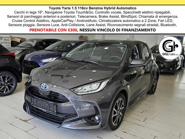 TOYOTA Yaris 1.5Hybrid TREND CruiseAdattivo PDC CAM NAV CarPlay