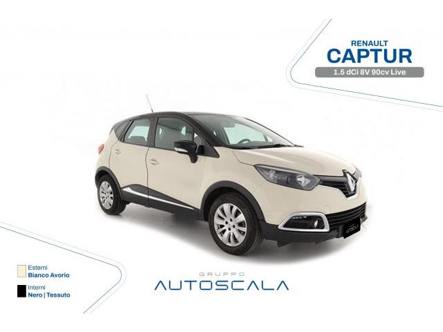 RENAULT CAPTUR 1.5 dCi 8V 90cv Live *SOLO X COMMERCIANTI*