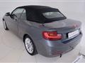 BMW SERIE 2 Serie 2 F23 Cabrio Diesel 218d Cabrio Advantage auto