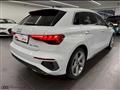 AUDI A3 SPORTBACK SPB 40 TFSI e S tronic S line edition