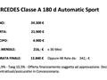 MERCEDES Classe A A 180 d Automatic Sport