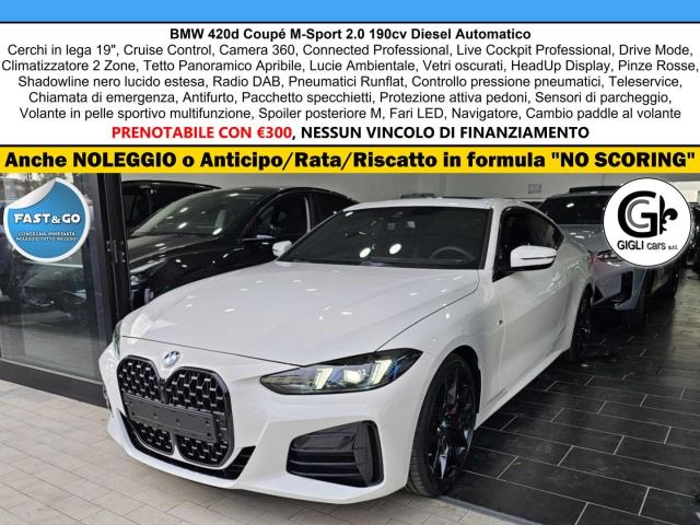 BMW Serie 4 Mhev 48v C.19" M-Sport PRO Tetto Navi PDC NEW MODEL