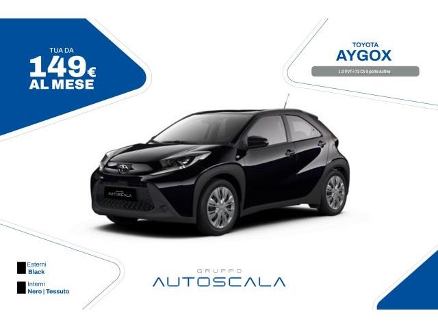 TOYOTA NUOVA AYGO X 1.0 VVT-i 72 CV 5 porte Active