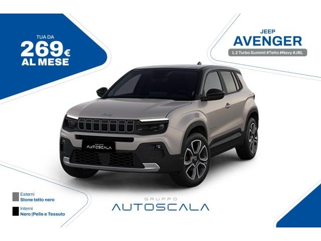 JEEP AVENGER e-HYBRID 1.2 Turbo Summit #Tetto #Navy #JBL